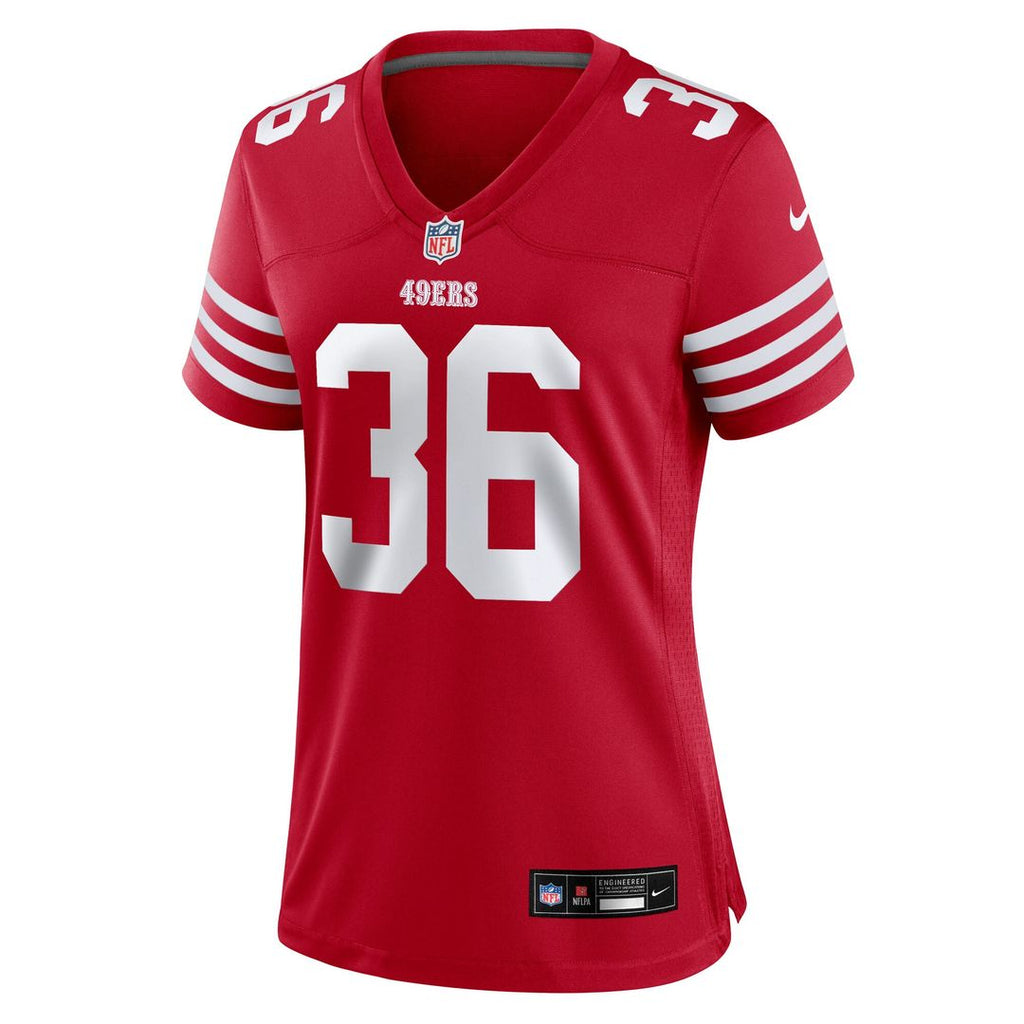 Marques Sigle San Francisco 49ers Nike Women's Team Game Jersey - Scarlet Official NFL Team Apparel Football Fan Gear