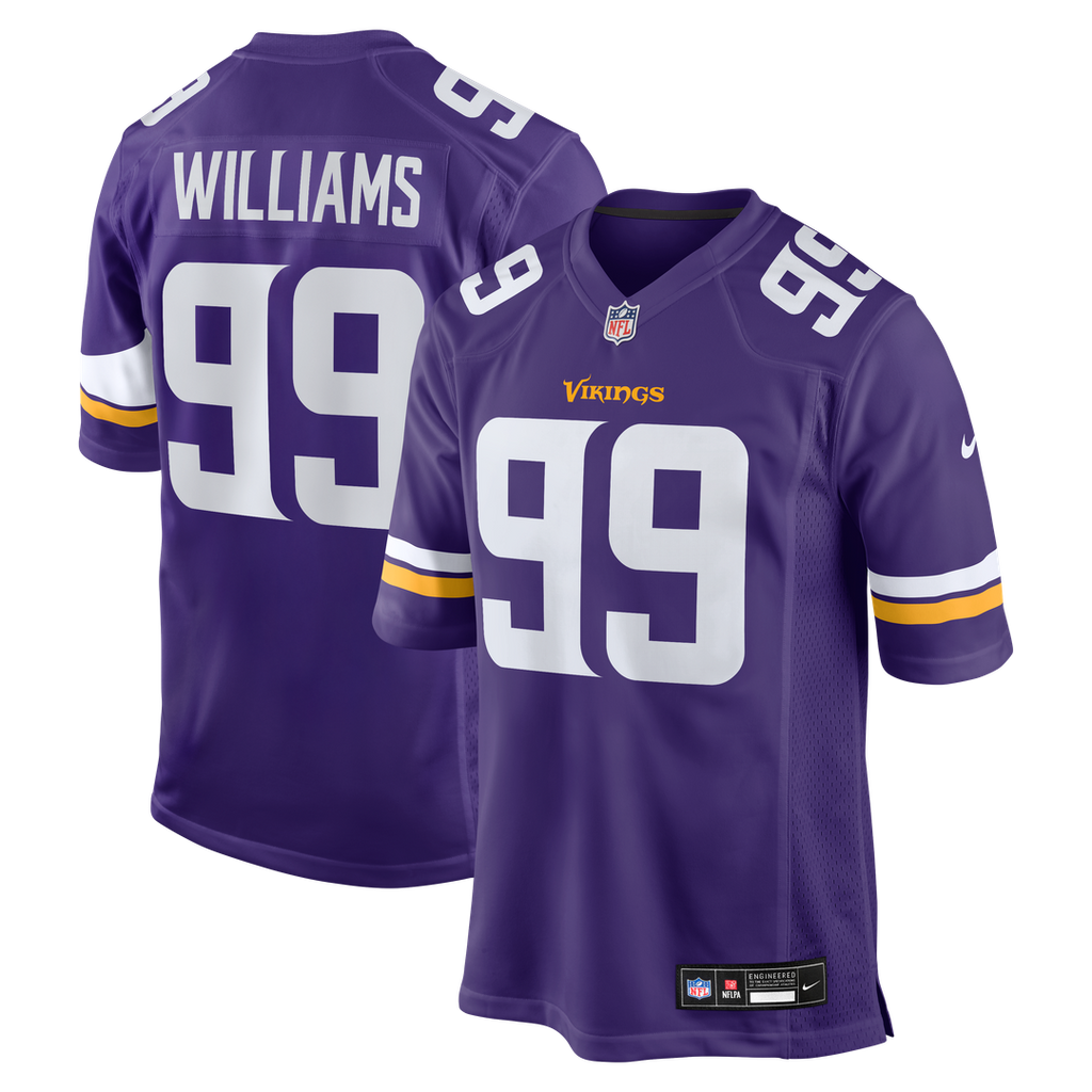 Elijah Williams Minnesota Vikings Nike Team Game Jersey - Purple Official NFL Team Apparel Football Fan Gear