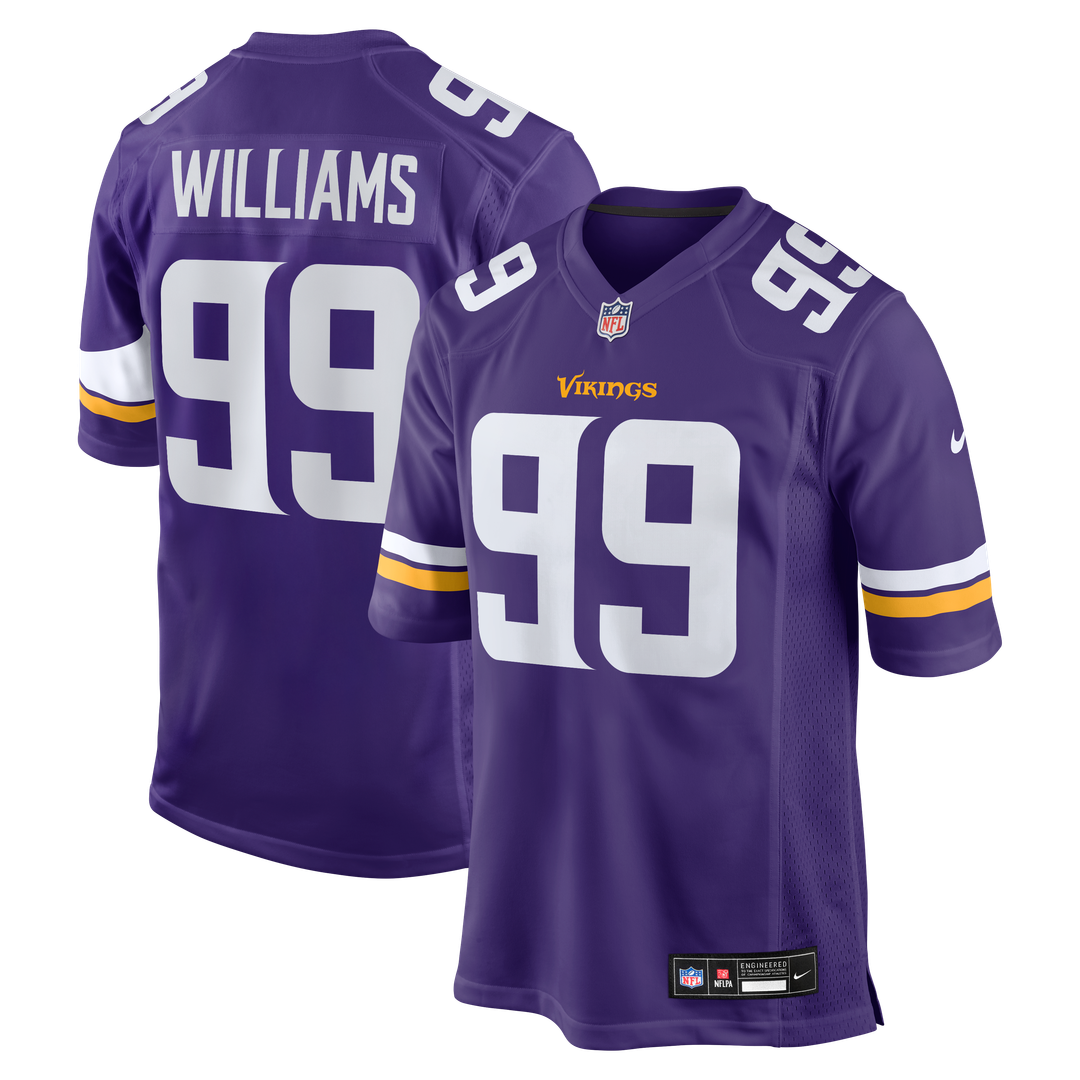 Elijah Williams Minnesota Vikings Nike Team Game Jersey - Purple Official NFL Team Apparel Football Fan Gear