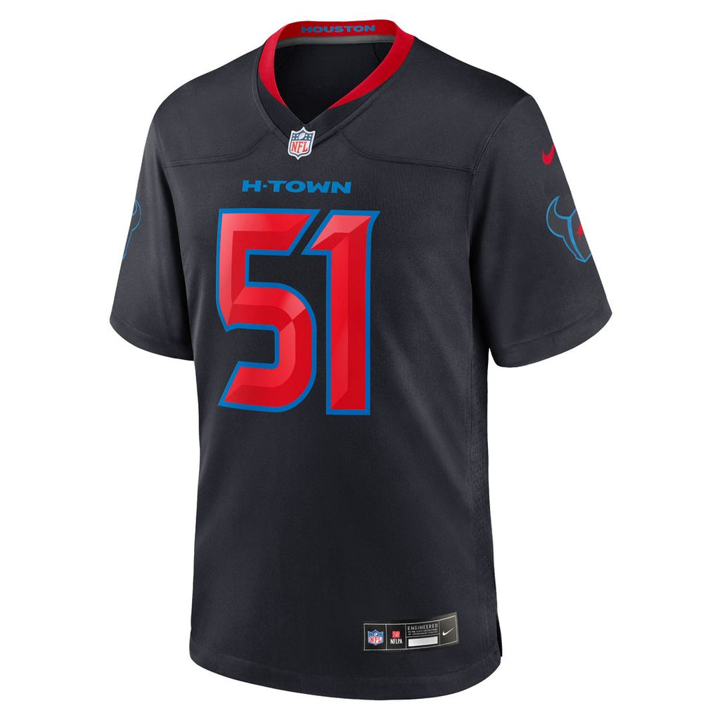 Will Anderson Jr. Houston Texans Nike Alternate Game Jersey - Navy Official NFL Team Apparel Football Fan Gear