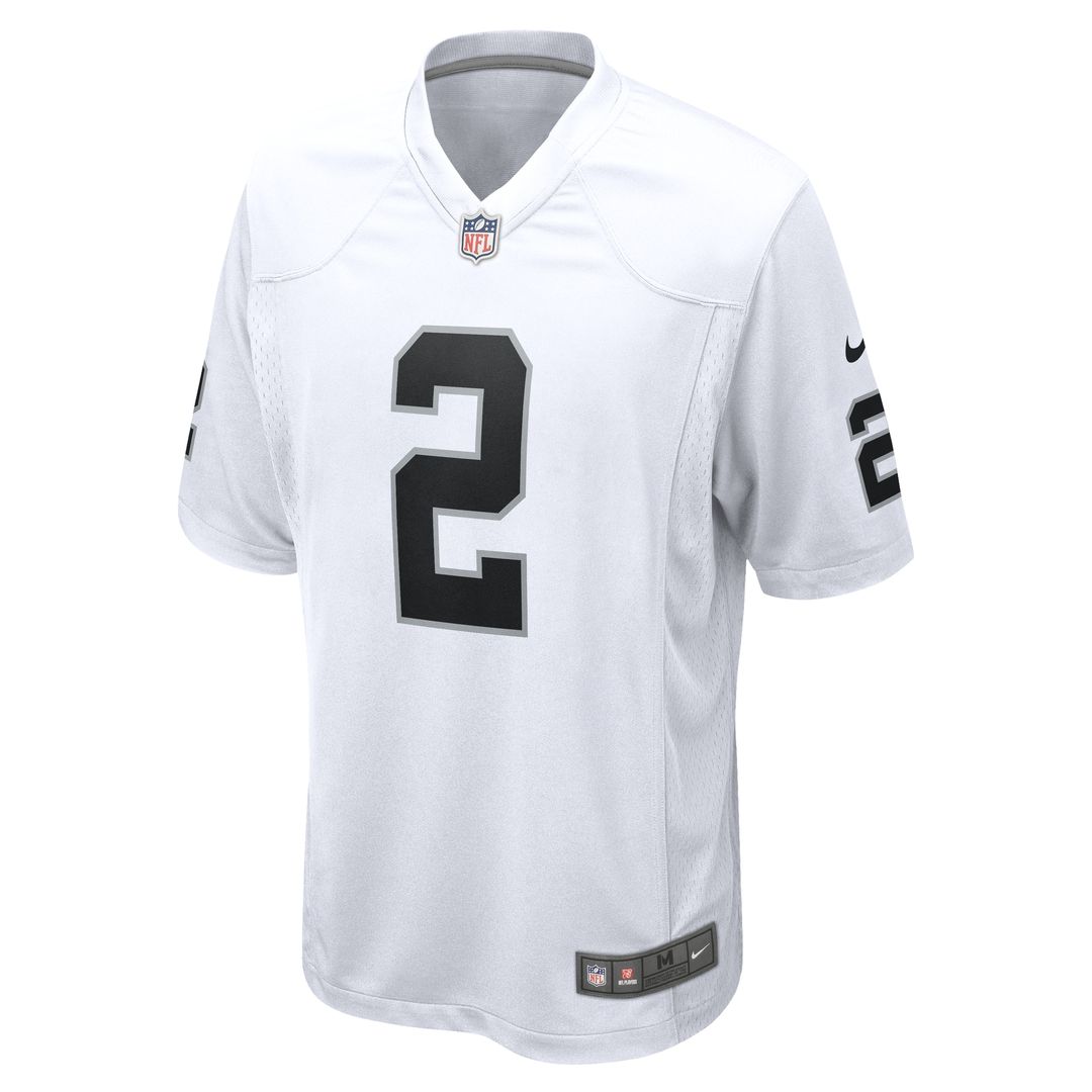 Ashton Jeanty Las Vegas Raiders Nike Game Jersey - White Official NFL Team Apparel Football Fan Gear