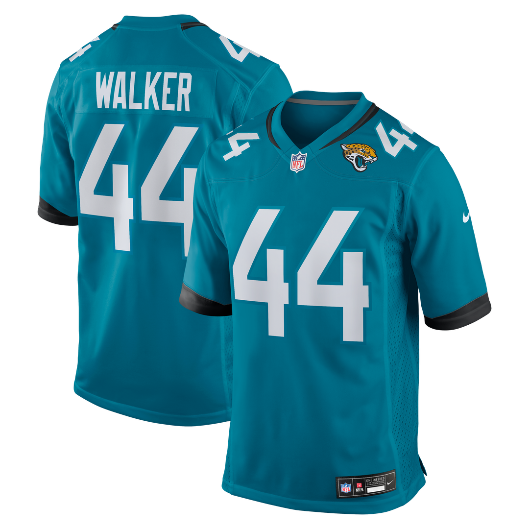 Travon Walker Jacksonville Jaguars Nike Player Game Jersey - Teal Official NFL Team Apparel Football Fan Gear