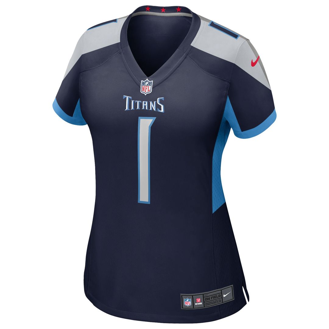 Cameron Ward Tennessee Titans Nike Women's Team Game Jersey - Light Blue Official NFL Team Apparel Football Fan Gear