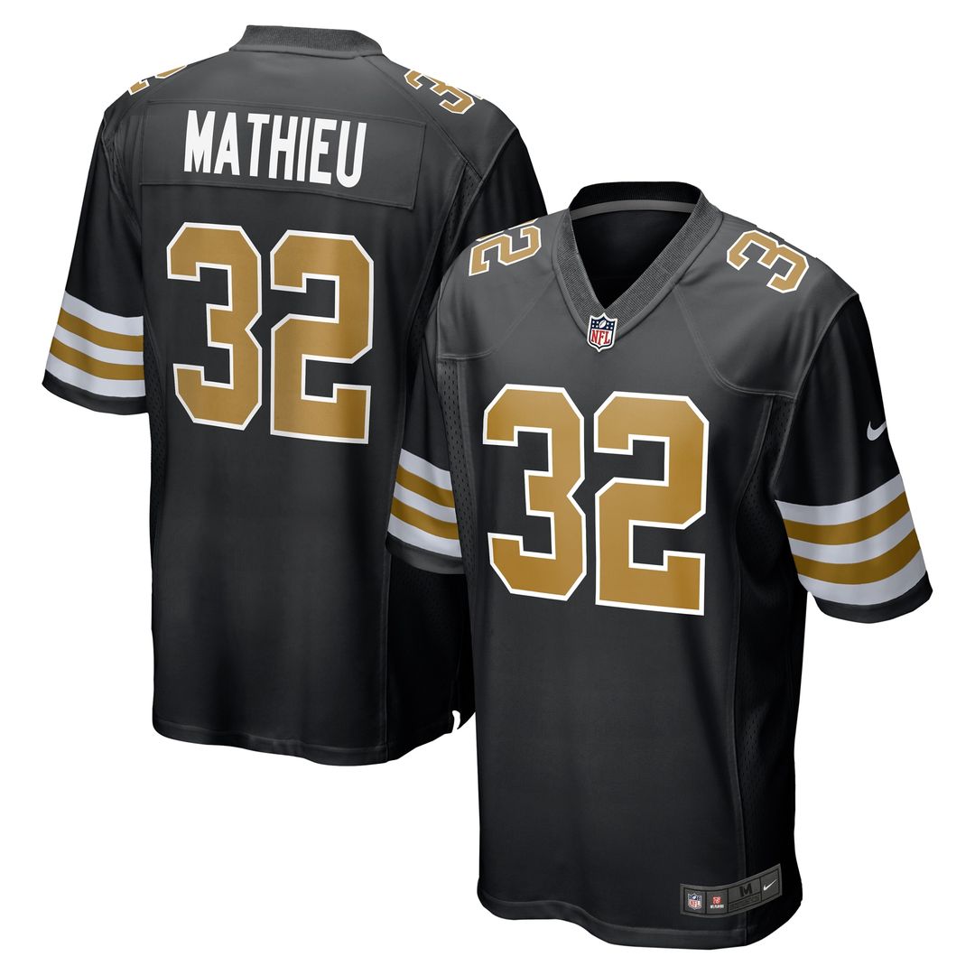 Tyrann Mathieu New Orleans Saints Nike Alternate Game Jersey - White Official NFL Team Apparel Football Fan Gear