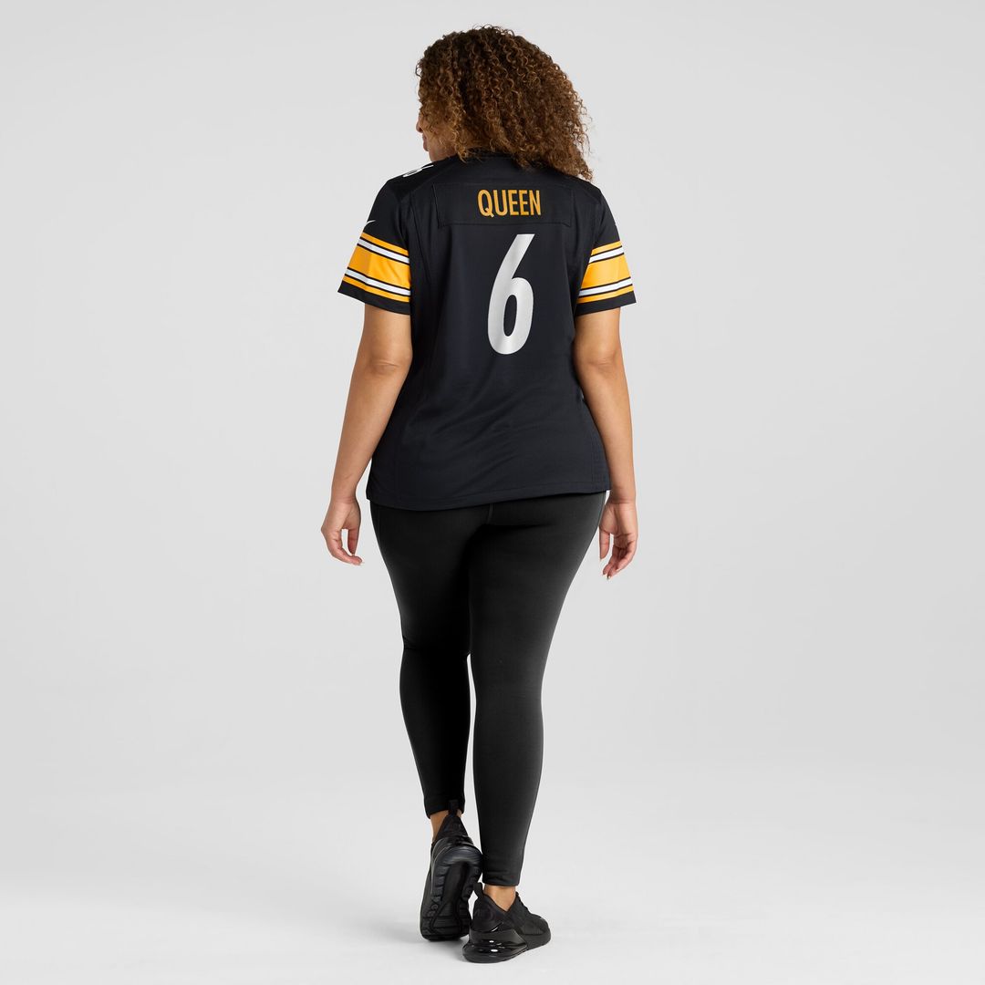 Patrick Queen Pittsburgh Steelers Nike Women's Game Player Jersey - Black Official NFL Team Apparel Football Fan Gear