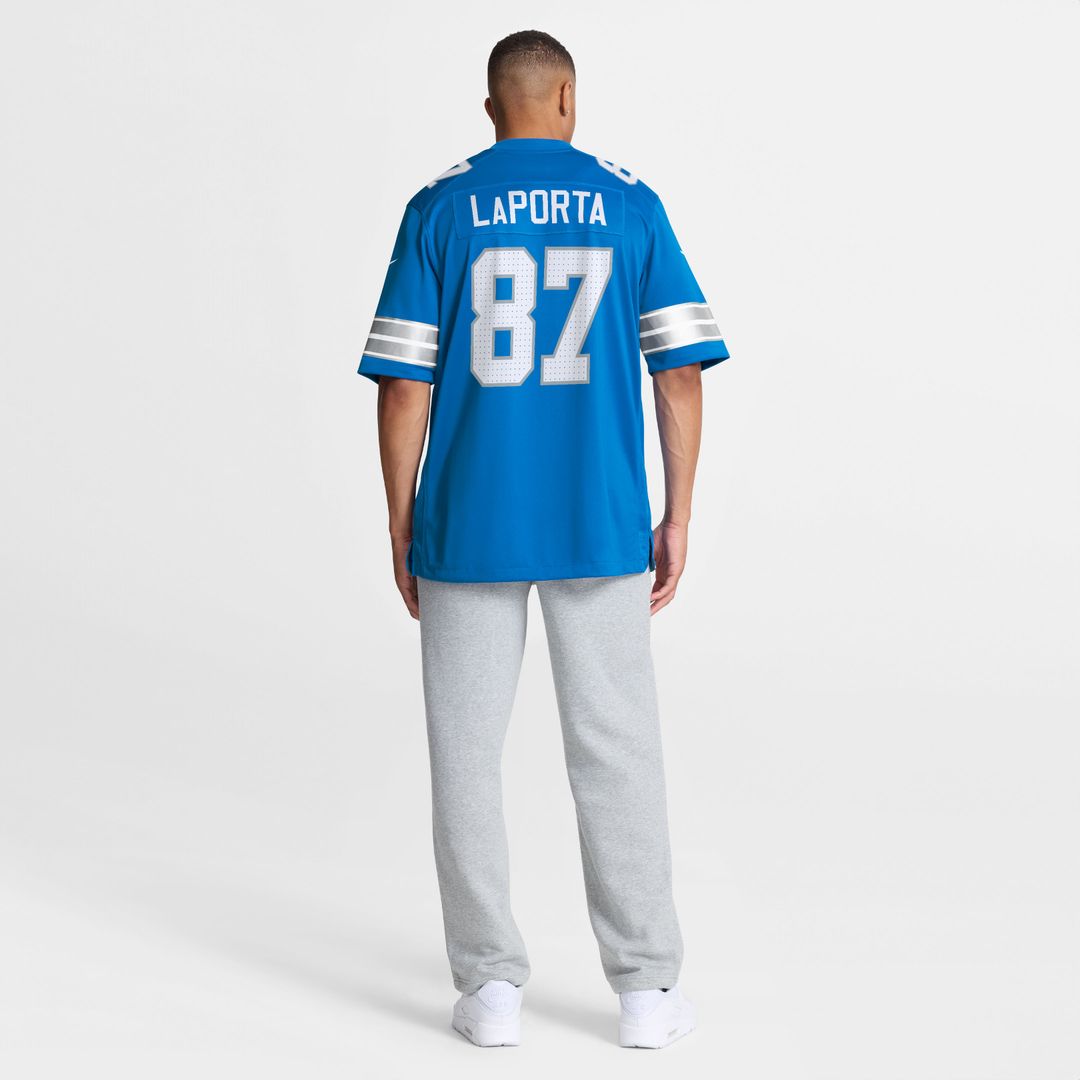 Sam LaPorta Detroit Lions Nike White Game Jersey - White Official NFL Team Apparel Football Fan Gear