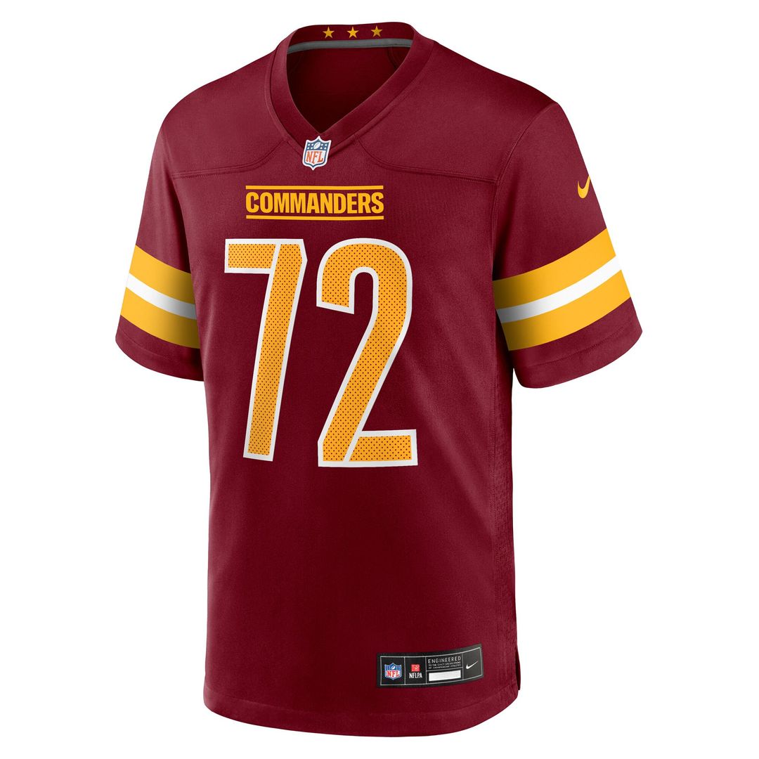 Josh Conerly Jr. Washington Commanders Nike Team Game Jersey - Burgundy Official NFL Team Apparel Football Fan Gear