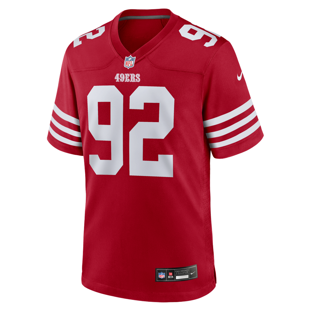 Yetur Gross-Matos San Francisco 49ers Nike Team Game Jersey - Scarlet Official NFL Team Apparel Football Fan Gear
