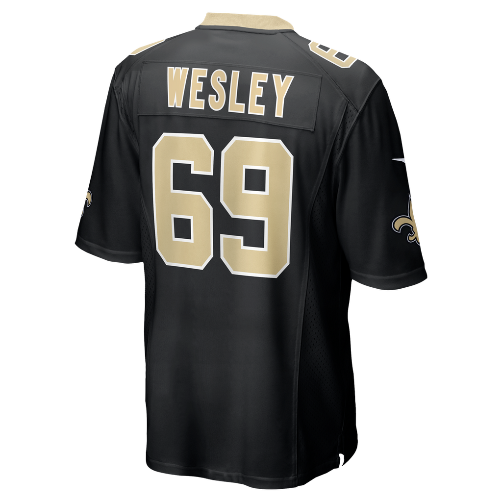 Barry Wesley New Orleans Saints Nike Team Game Jersey - Black Official NFL Team Apparel Football Fan Gear