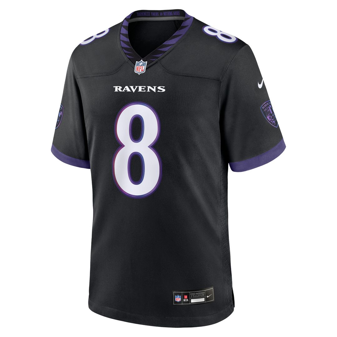 Lamar Jackson Baltimore Ravens Nike Alternate Game Jersey - Purple Official NFL Team Apparel Football Fan Gear