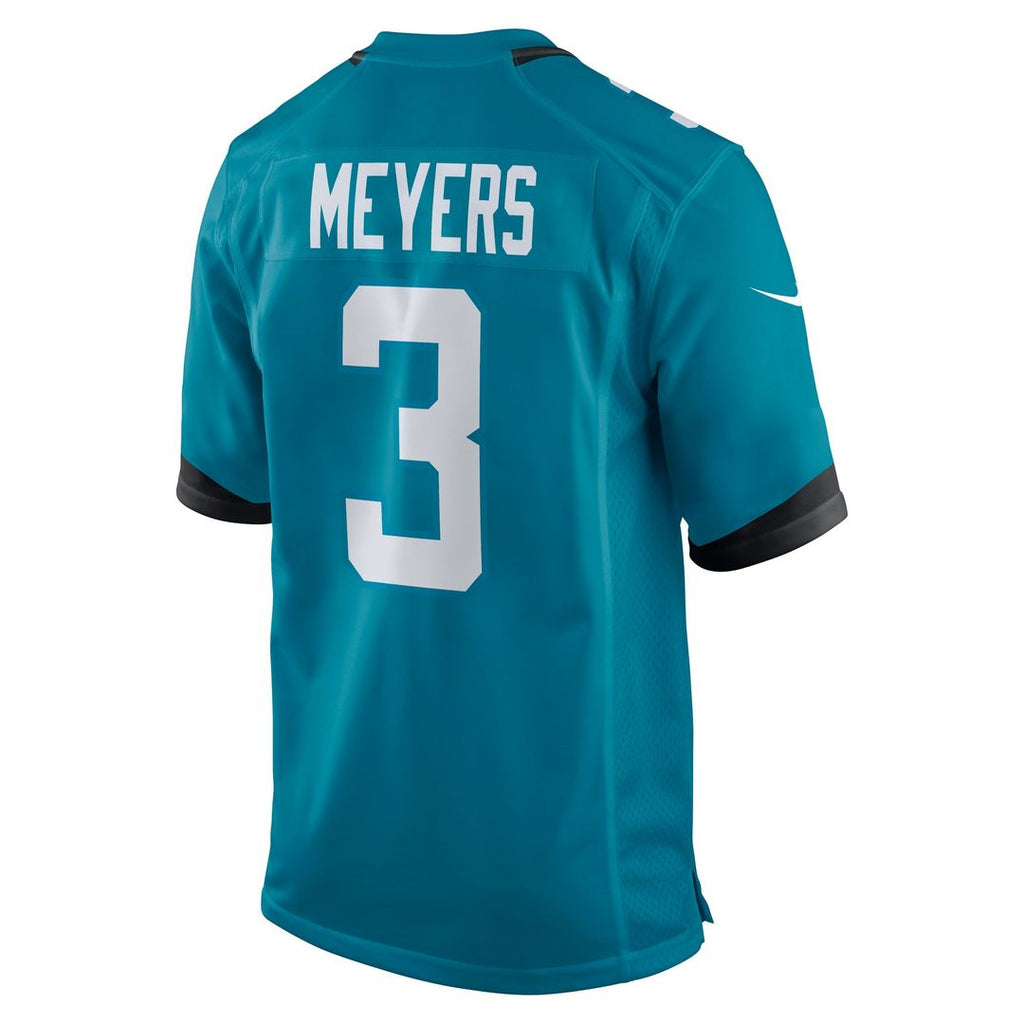 Jakobi Meyers Jacksonville Jaguars Nike Team Game Jersey - Teal Official NFL Team Apparel Football Fan Gear
