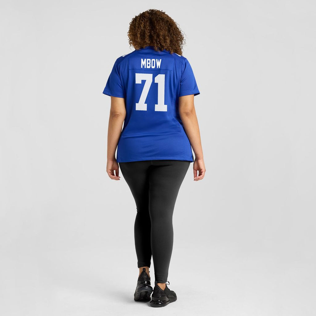 Marcus Mbow New York Giants Nike Women's Team Game Jersey - Royal Official NFL Team Apparel Football Fan Gear