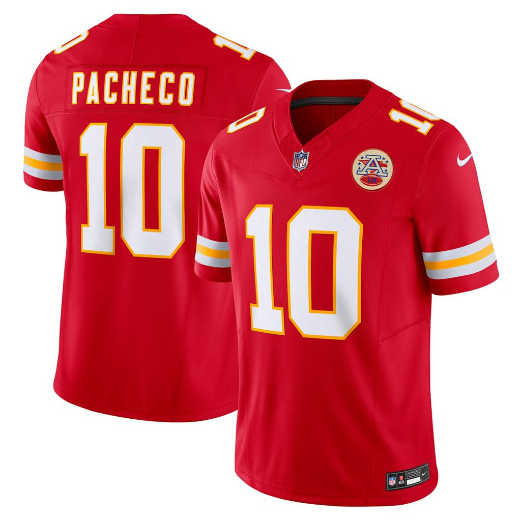 Isiah Pacheco Kansas City Chiefs Nike Vapor F.U.S.E. Limited Jersey - Red Official NFL Team Apparel Football Fan Gear