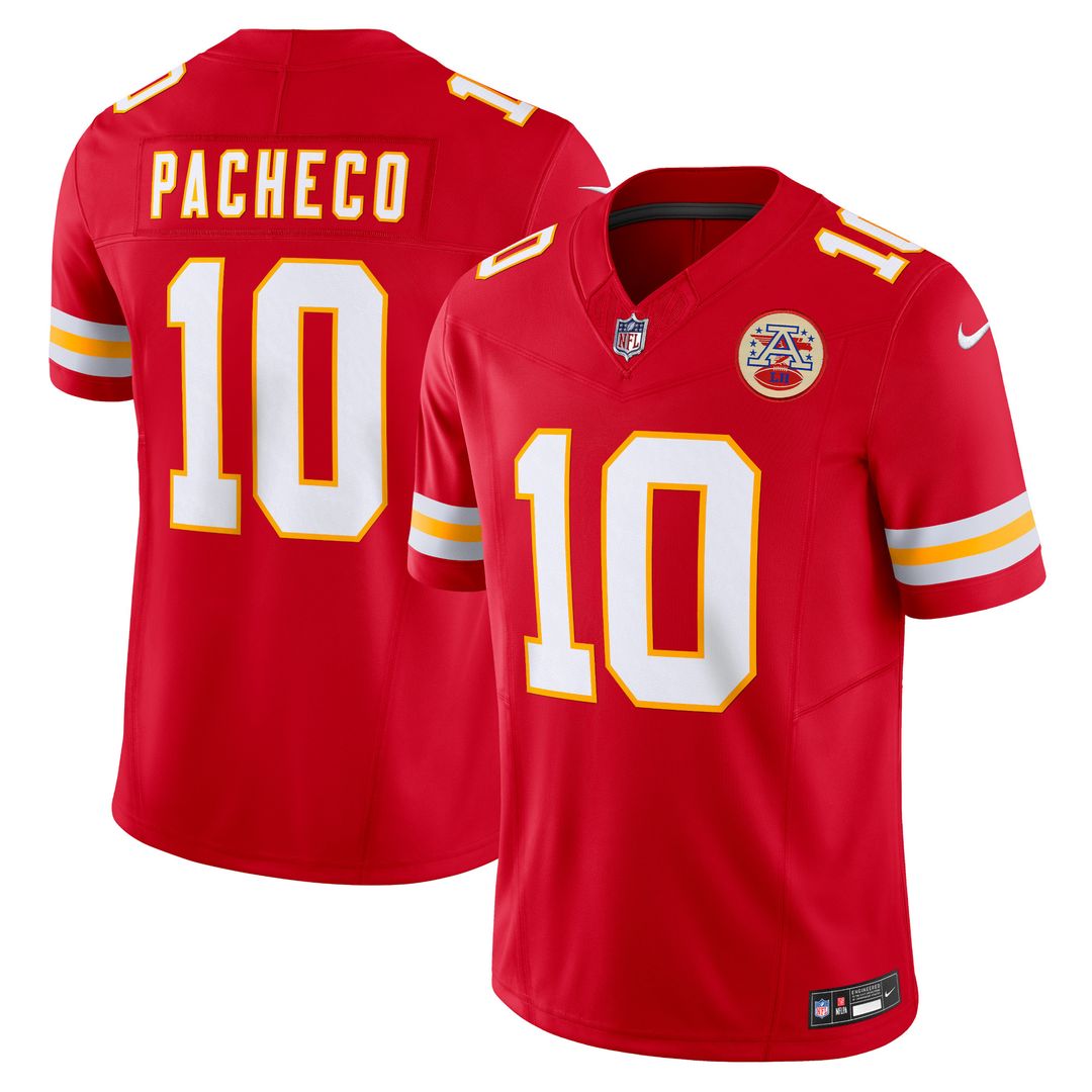 Isiah Pacheco Kansas City Chiefs Nike Vapor F.U.S.E. Limited Jersey - Red Official NFL Team Apparel Football Fan Gear