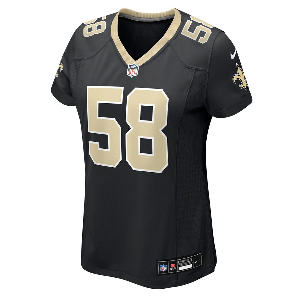 Chris Rumph II New Orleans Saints Nike Women's Team Game Jersey - Black Official NFL Team Apparel Football Fan Gear