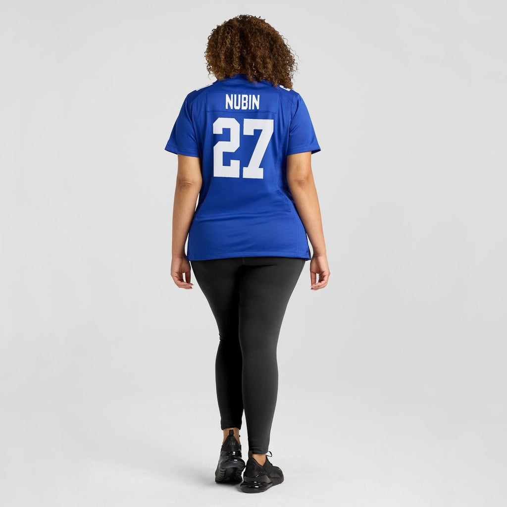 Tyler Nubin New York Giants Nike Women's Team Game Jersey - Royal Official NFL Team Apparel Football Fan Gear