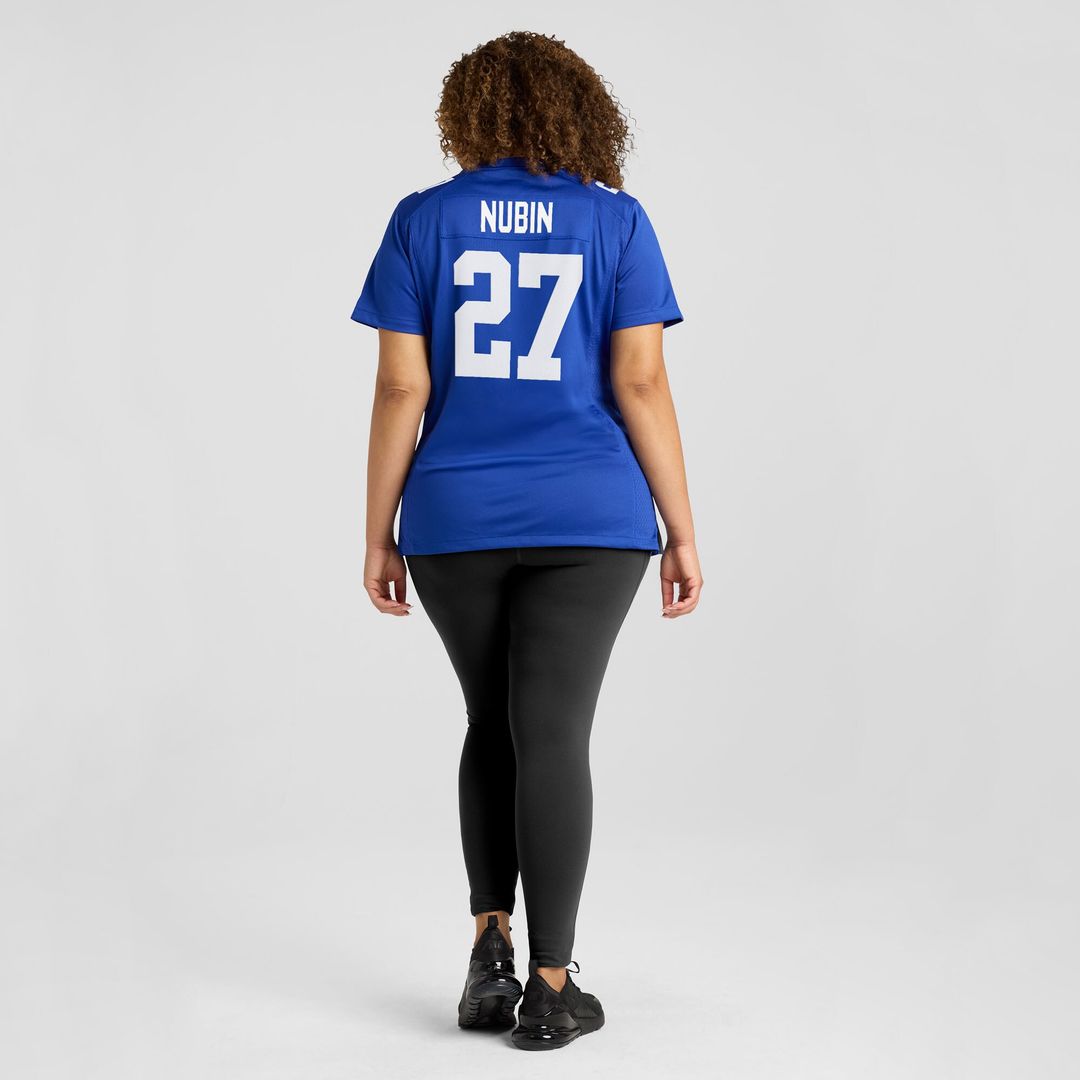 Tyler Nubin New York Giants Nike Women's Team Game Jersey - Royal Official NFL Team Apparel Football Fan Gear