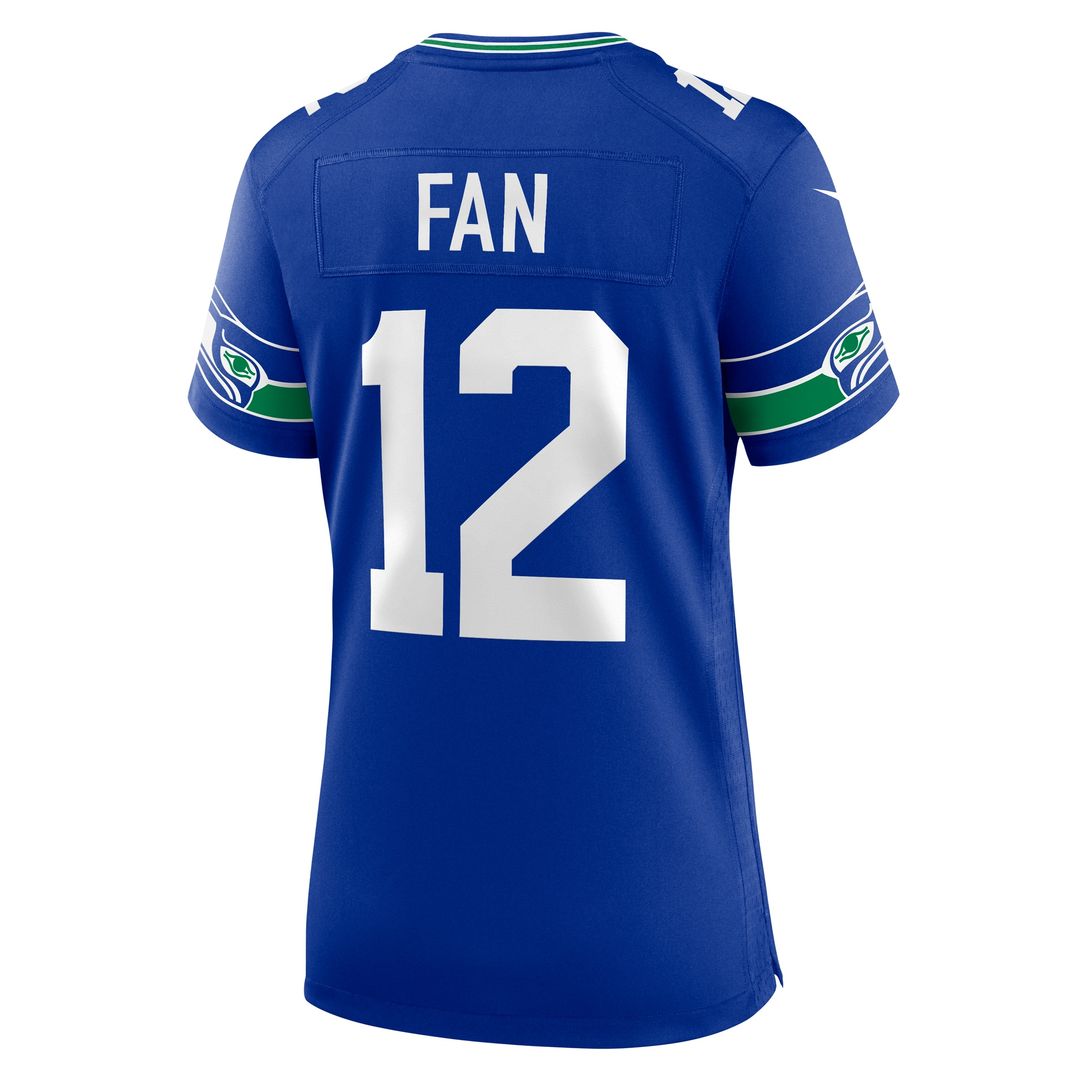 12s Seattle Seahawks Nike Women's Player Jersey - Royal Official NFL Team Apparel Football Fan Gear