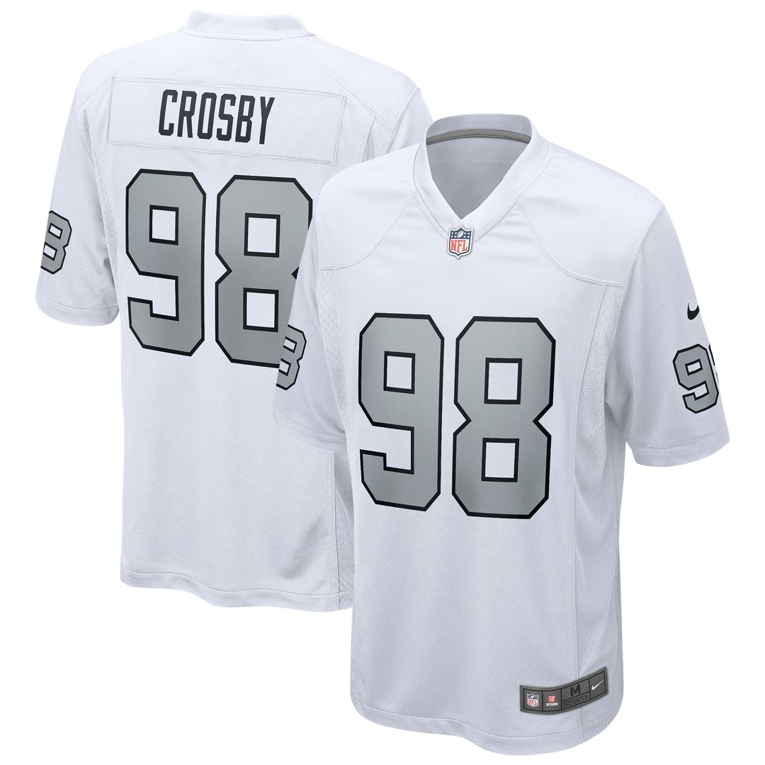 Maxx Crosby Las Vegas Raiders Nike Game Jersey - Black Official NFL Team Apparel Football Fan Gear
