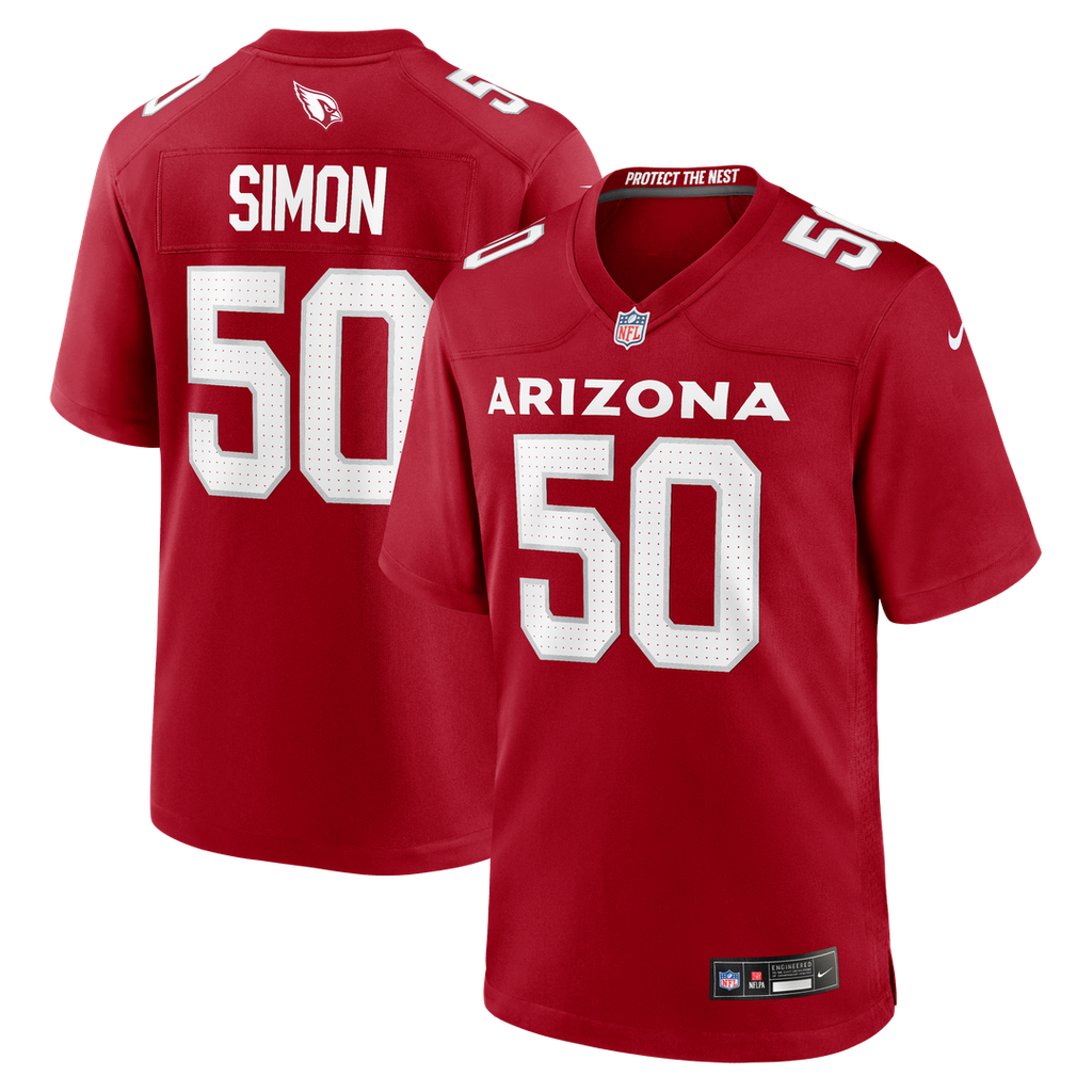 Cody Simon Arizona Cardinals Nike Team Game Jersey - Cardinal Official NFL Team Apparel Football Fan Gear