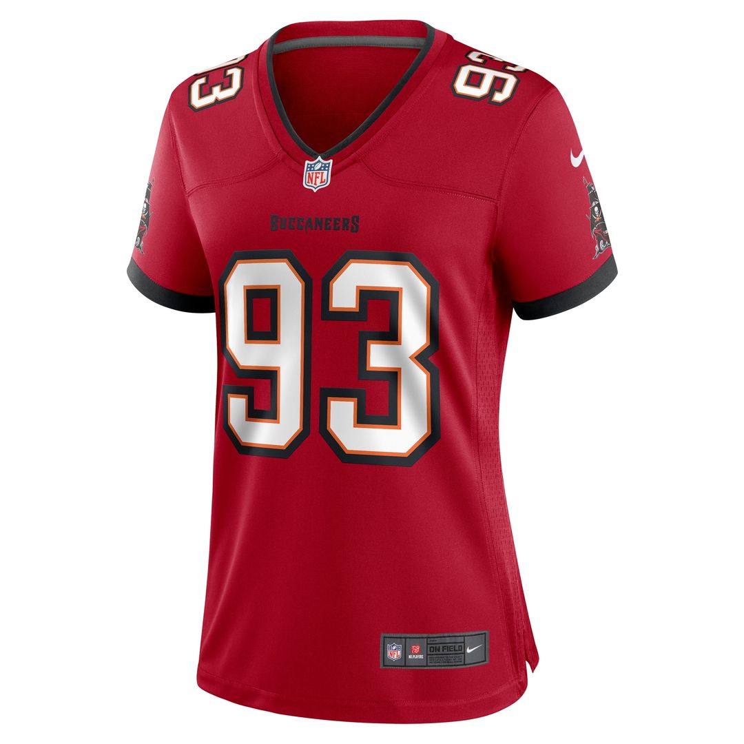 Eric Banks Tampa Bay Buccaneers Nike Women's Game Jersey - Red Official NFL Team Apparel Football Fan Gear