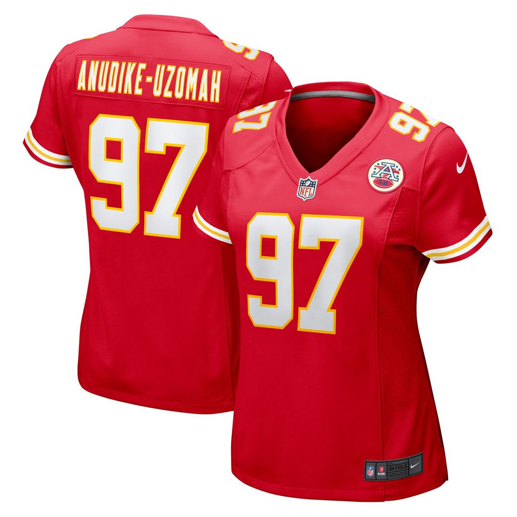 Felix Anudike-Uzomah Kansas City Chiefs Nike Women's Player Jersey - Red Official NFL Team Apparel Football Fan Gear