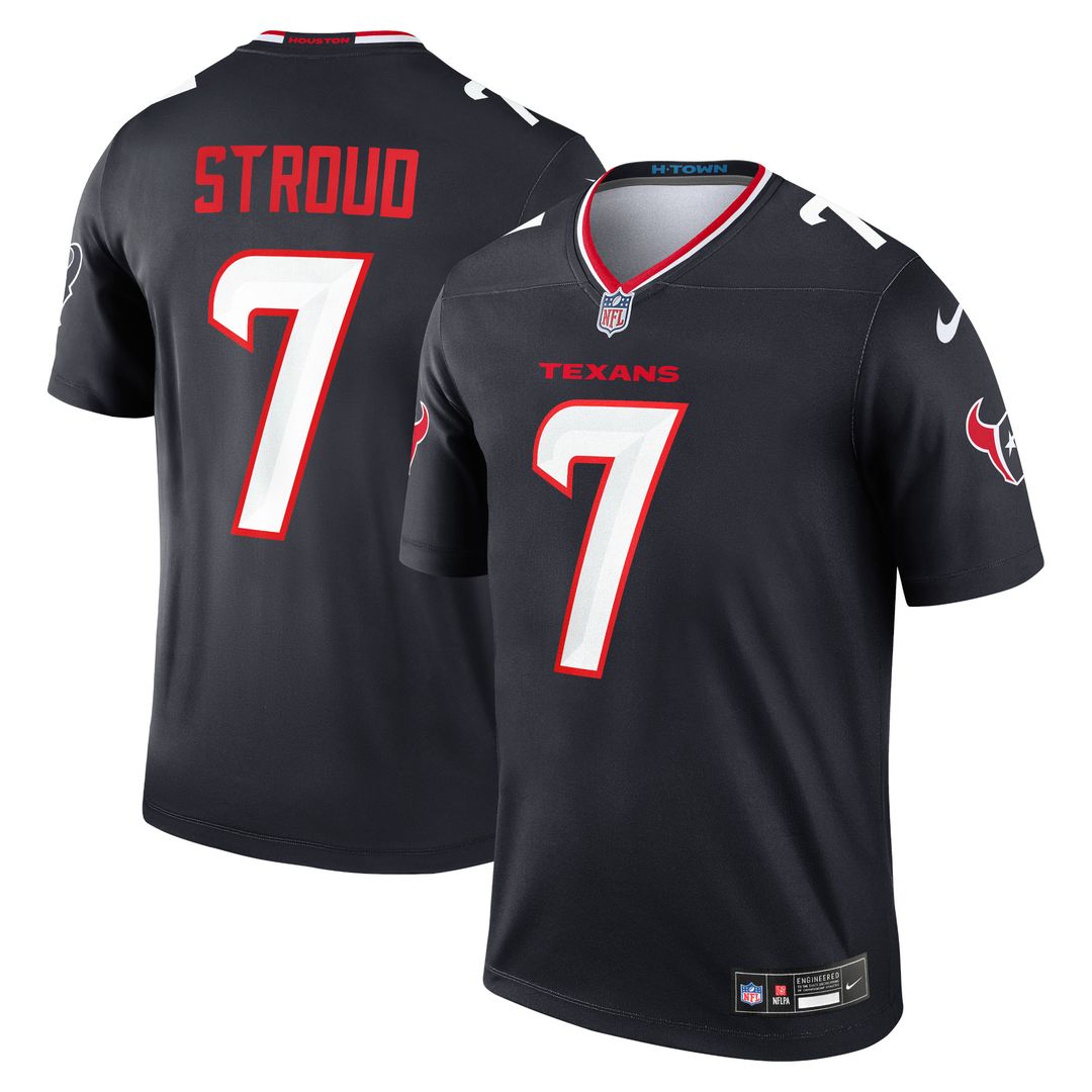 C.J. Stroud Houston Texans Nike Legend Player Performance Top - Navy NFL Fan Gear Popular Style