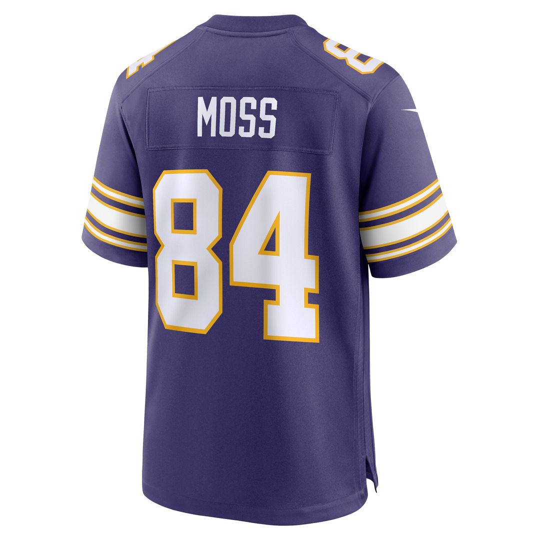 Randy Moss Minnesota Vikings Nike Classic Retired Player Game Jersey - Purple Official NFL Team Apparel Football Fan Gear