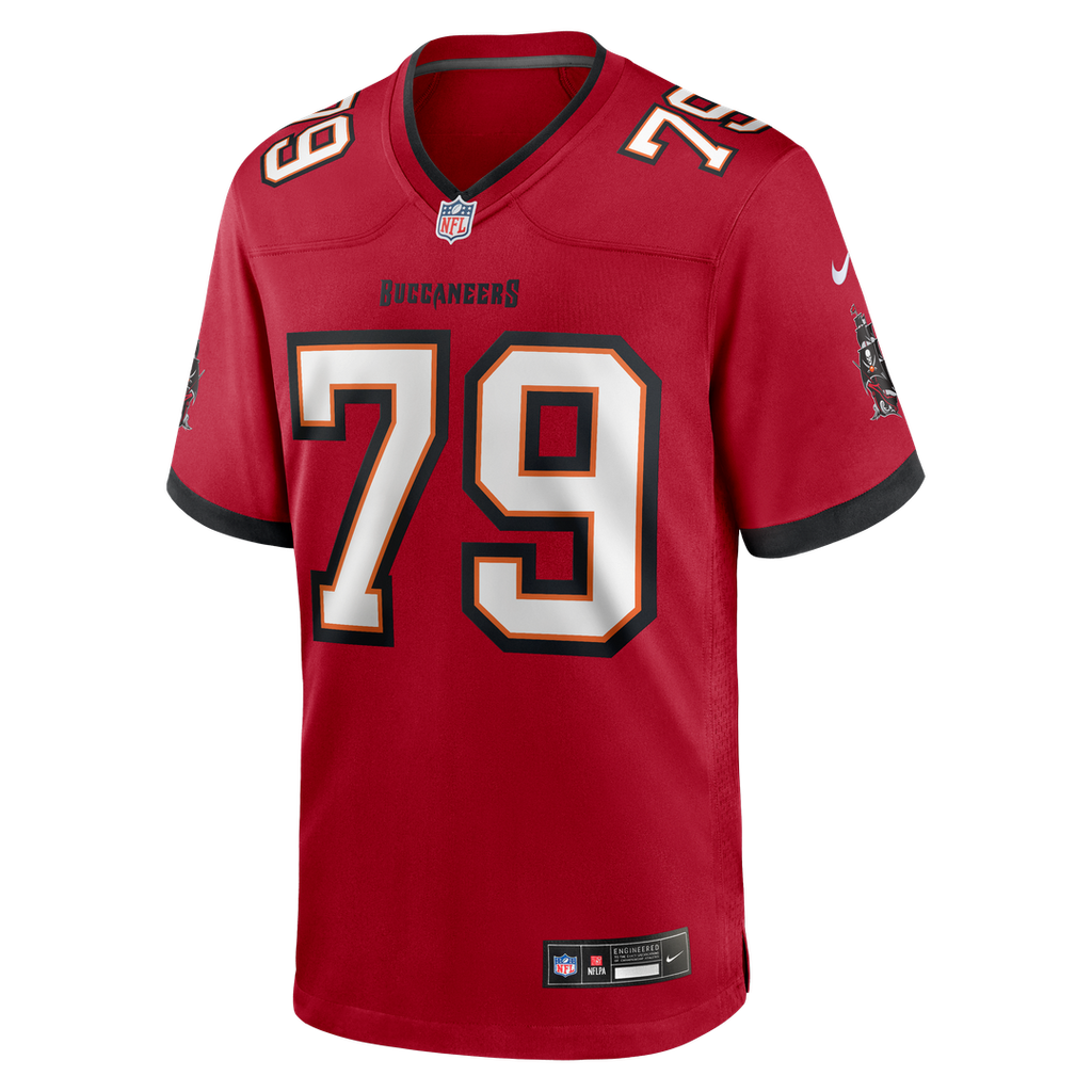 Elijah Klein Tampa Bay Buccaneers Nike Game Jersey - Red Official NFL Team Apparel Football Fan Gear