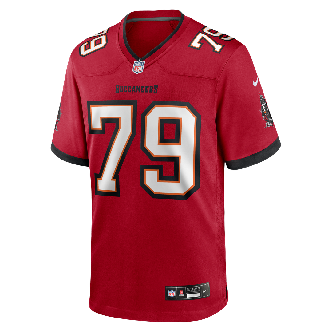Elijah Klein Tampa Bay Buccaneers Nike Game Jersey - Red Official NFL Team Apparel Football Fan Gear