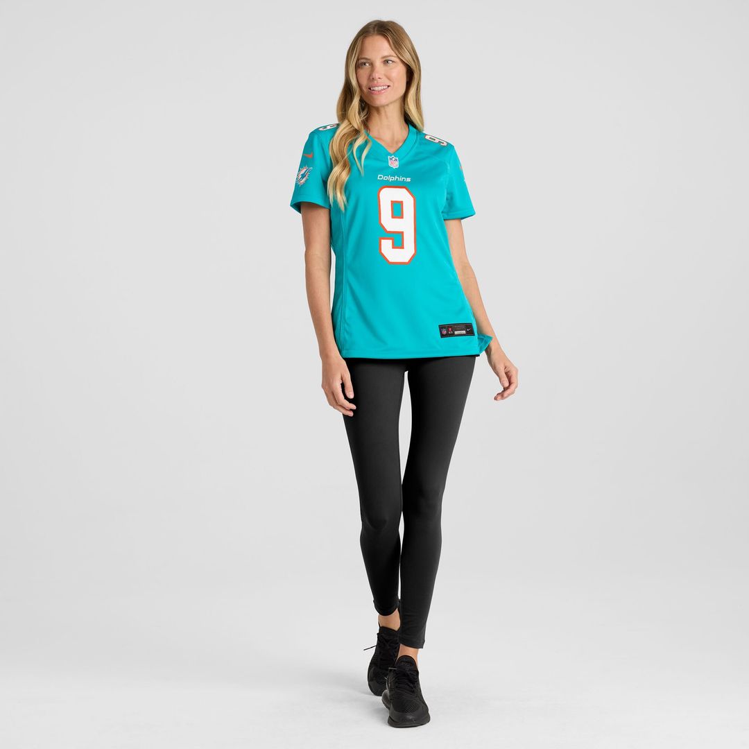Ifeatu Melifonwu Miami Dolphins Nike Women's Team Game Jersey - Aqua Official NFL Team Apparel Football Fan Gear