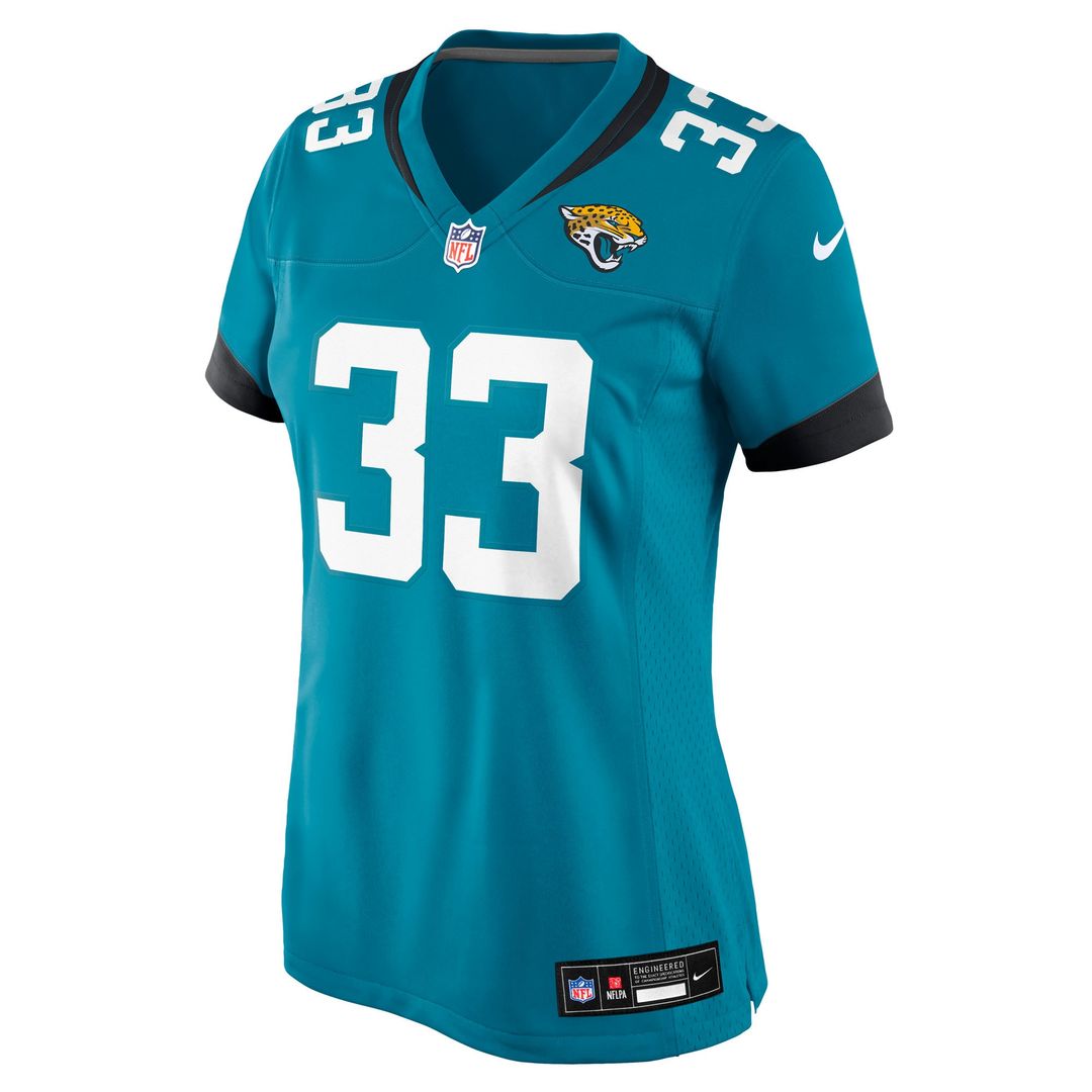 Bhayshul Tuten Jacksonville Jaguars Nike Women's Team Game Jersey - Teal Official NFL Team Apparel Football Fan Gear