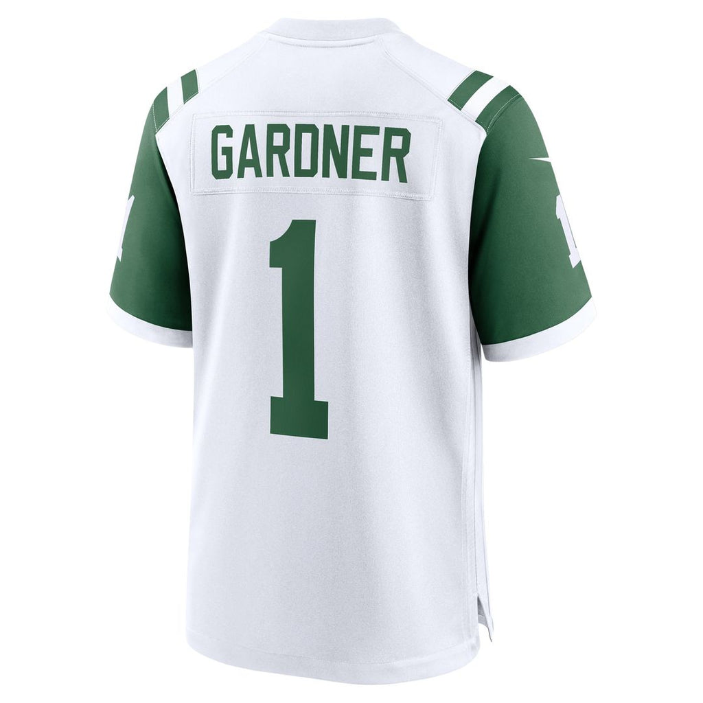 Ahmad Sauce Gardner New York Jets Nike Classic Alternate Game Jersey - White Official NFL Team Apparel Football Fan Gear