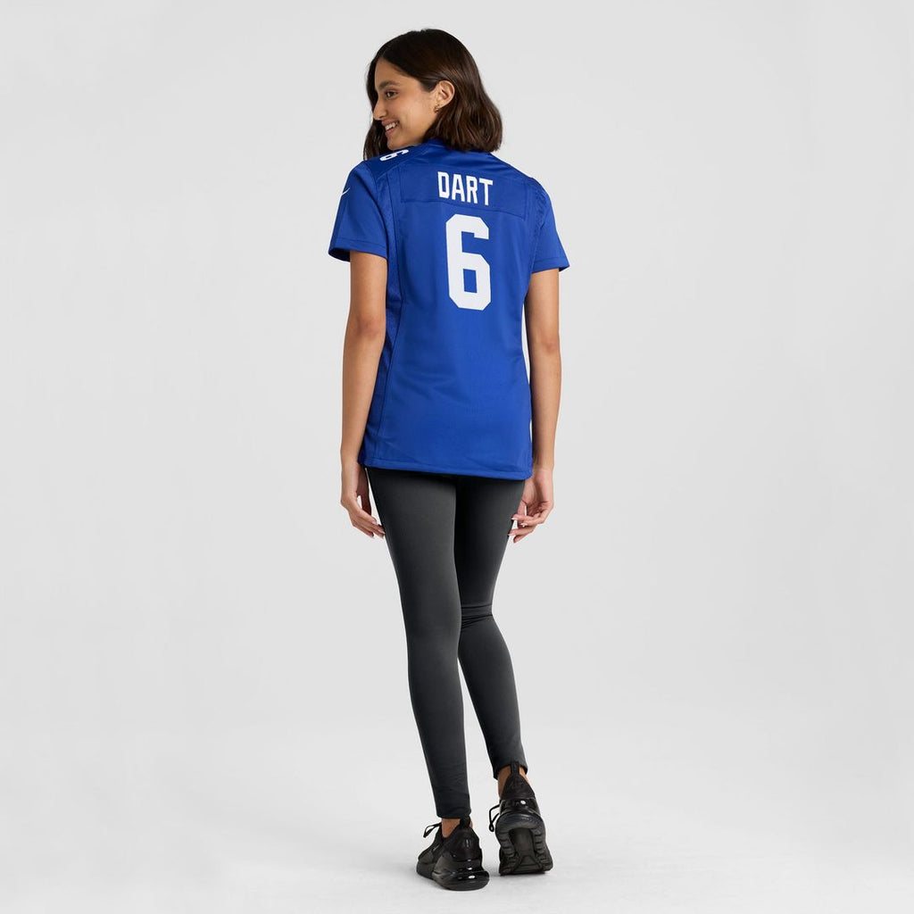 Jaxson Dart New York Giants Nike Women's Team Game Jersey - Royal Official NFL Team Apparel Football Fan Gear