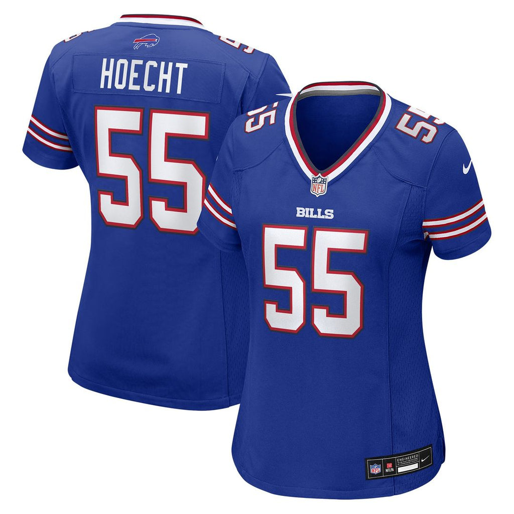 Michael Hoecht Buffalo Bills Nike Women's Team Game Jersey - Royal Official NFL Team Apparel Football Fan Gear