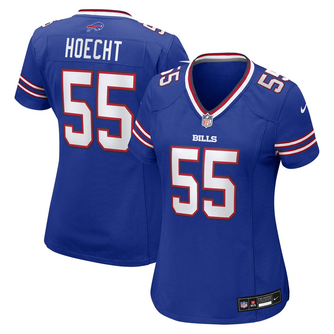 Michael Hoecht Buffalo Bills Nike Women's Team Game Jersey - Royal Official NFL Team Apparel Football Fan Gear