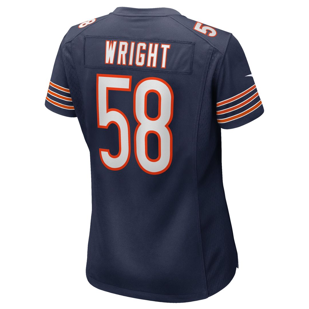 Darnell Wright Chicago Bears Nike Women's Game Jersey - Navy Official NFL Team Apparel Football Fan Gear