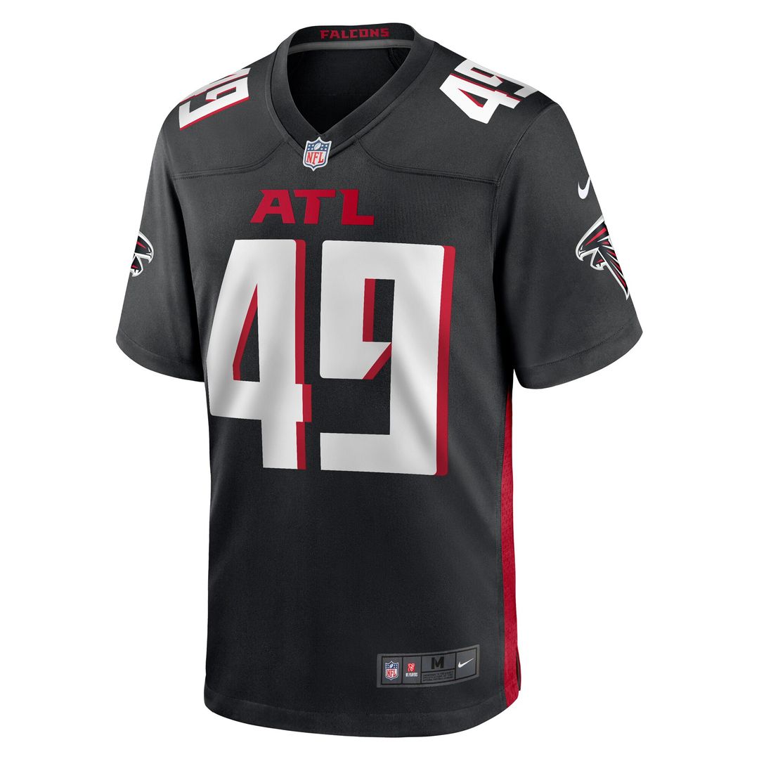 Liam McCullough Atlanta Falcons Nike Team Game Jersey - Black Official NFL Team Apparel Football Fan Gear