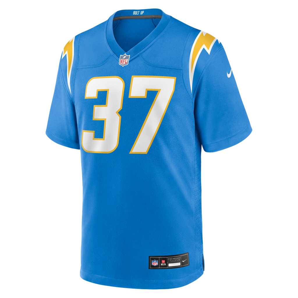 Jordan Oladokun Los Angeles Chargers Nike Team Game Jersey - Powder Blue Official NFL Team Apparel Football Fan Gear