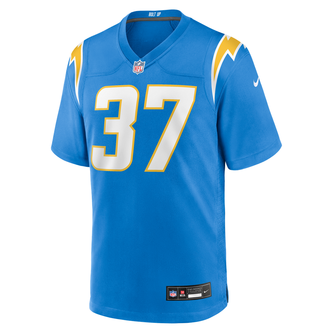 Jordan Oladokun Los Angeles Chargers Nike Team Game Jersey - Powder Blue Official NFL Team Apparel Football Fan Gear