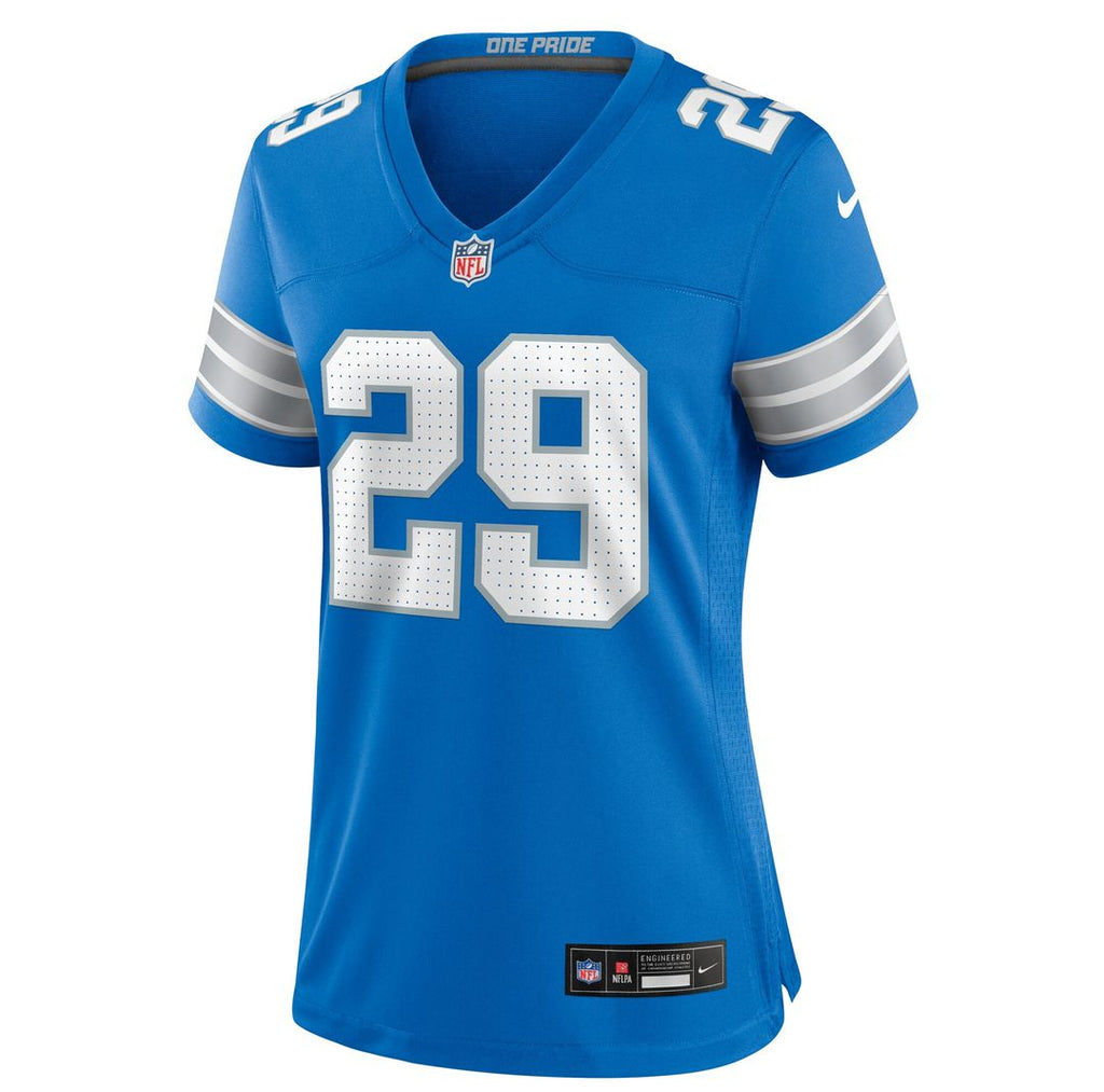 Avonte Maddox Detroit Lions Nike Women's Team Game Jersey - Blue Official NFL Team Apparel Football Fan Gear