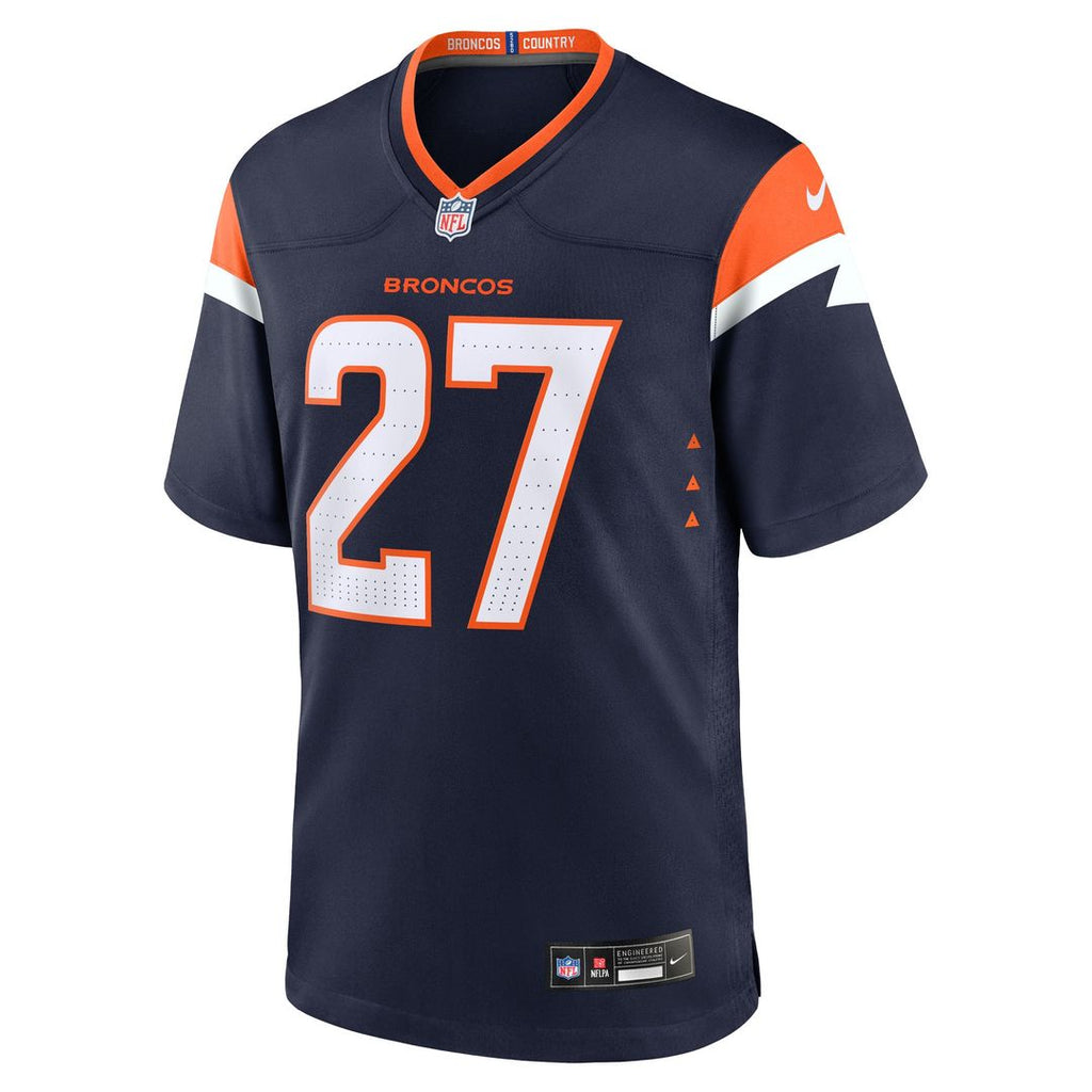 J.K. Dobbins Denver Broncos Nike Alternate Game Jersey - Navy Official NFL Team Apparel Football Fan Gear