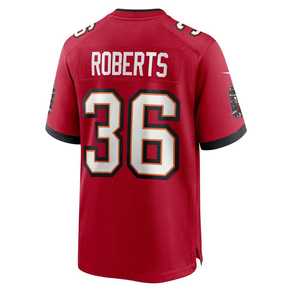 JJ Roberts Tampa Bay Buccaneers Nike Team Game Jersey - Red Official NFL Team Apparel Football Fan Gear