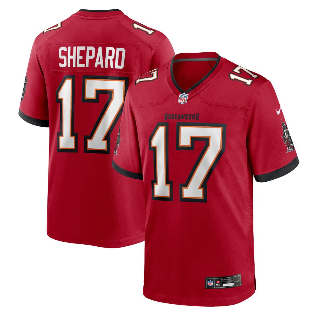 Sterling Shepard Tampa Bay Buccaneers Nike Team Game Jersey - Red Official NFL Team Apparel Football Fan Gear
