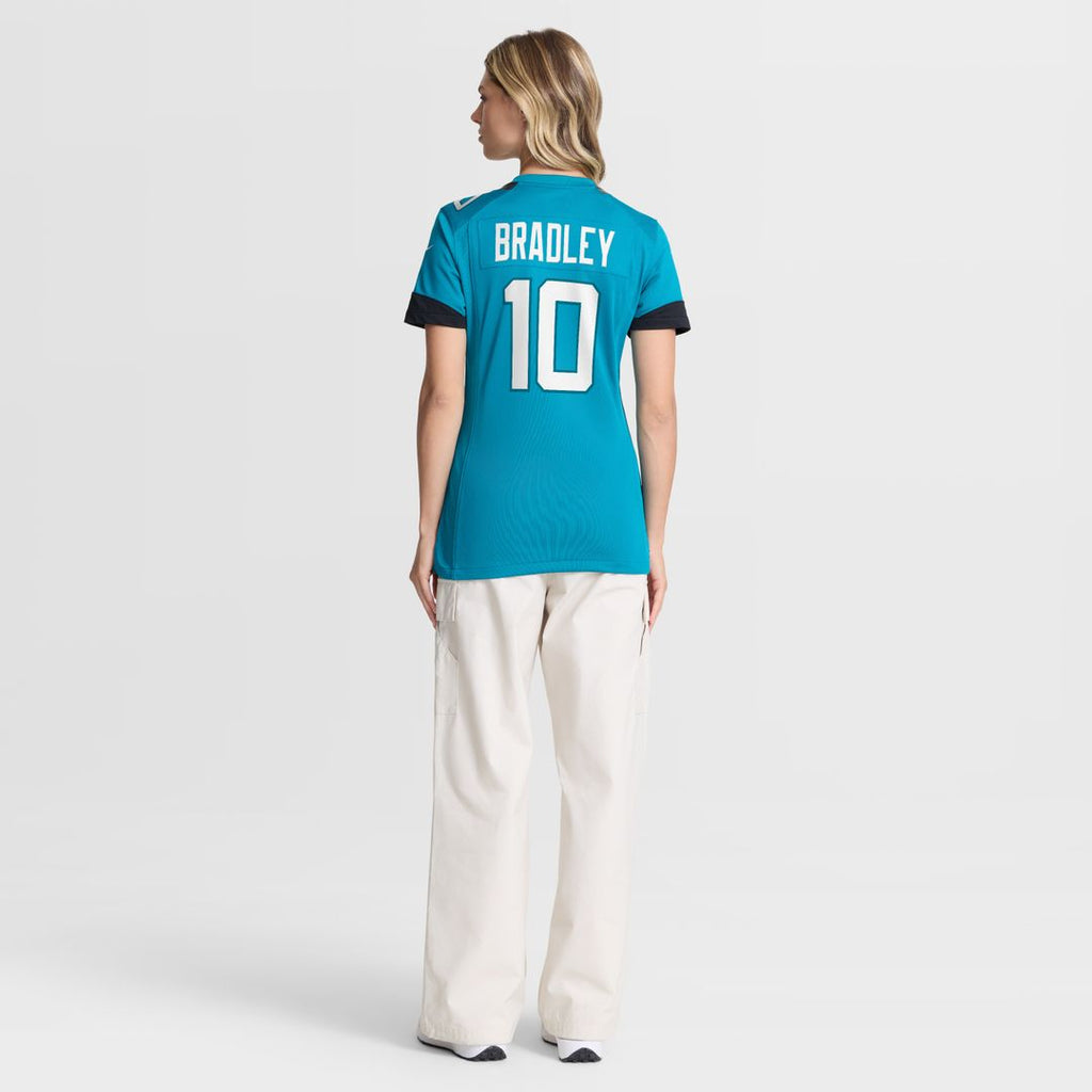 Carter Bradley Jacksonville Jaguars Nike Women's Team Game Jersey - Teal Official NFL Team Apparel Football Fan Gear