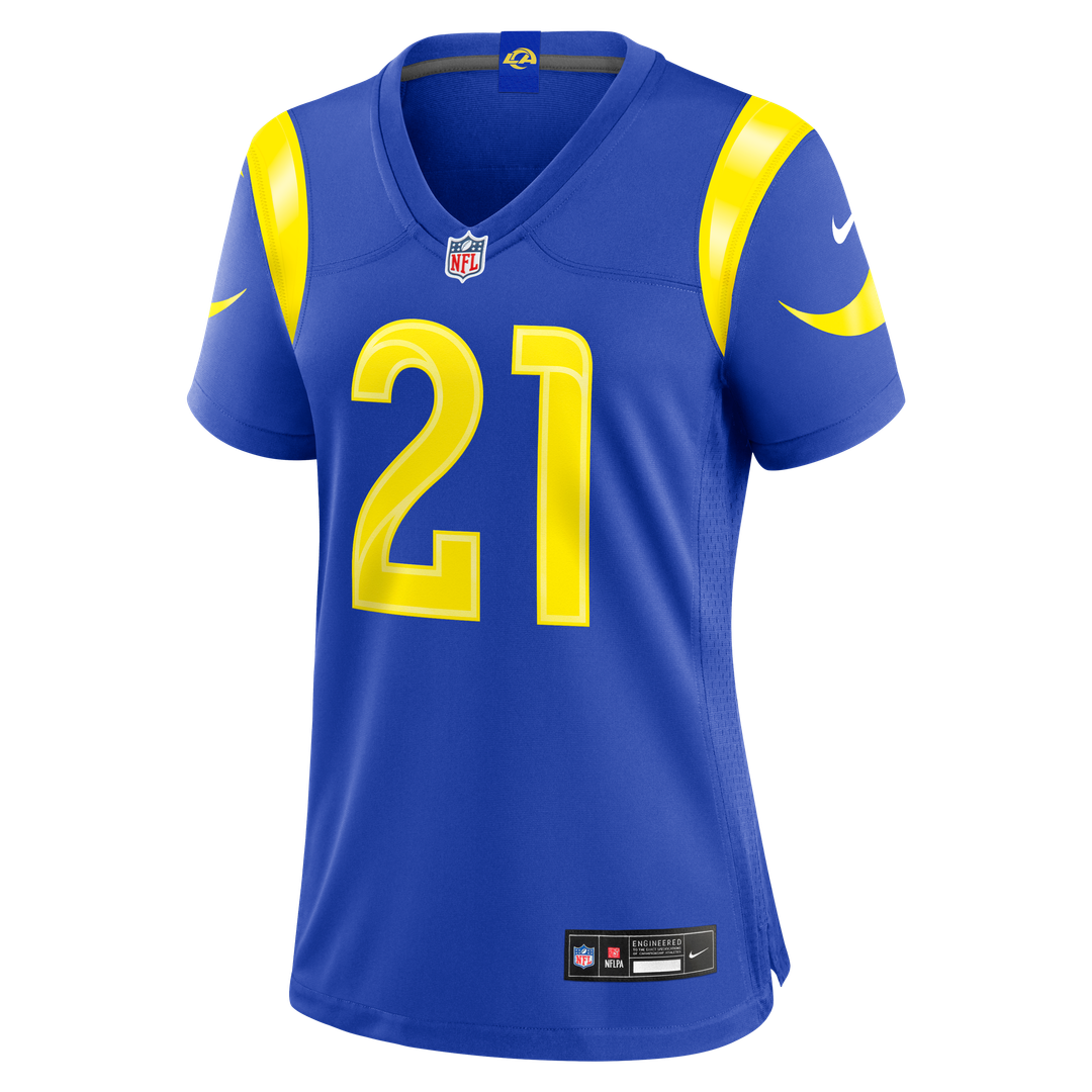 Cam Lampkin Los Angeles Rams Nike Women's Team Game Jersey - Royal Official NFL Team Apparel Football Fan Gear