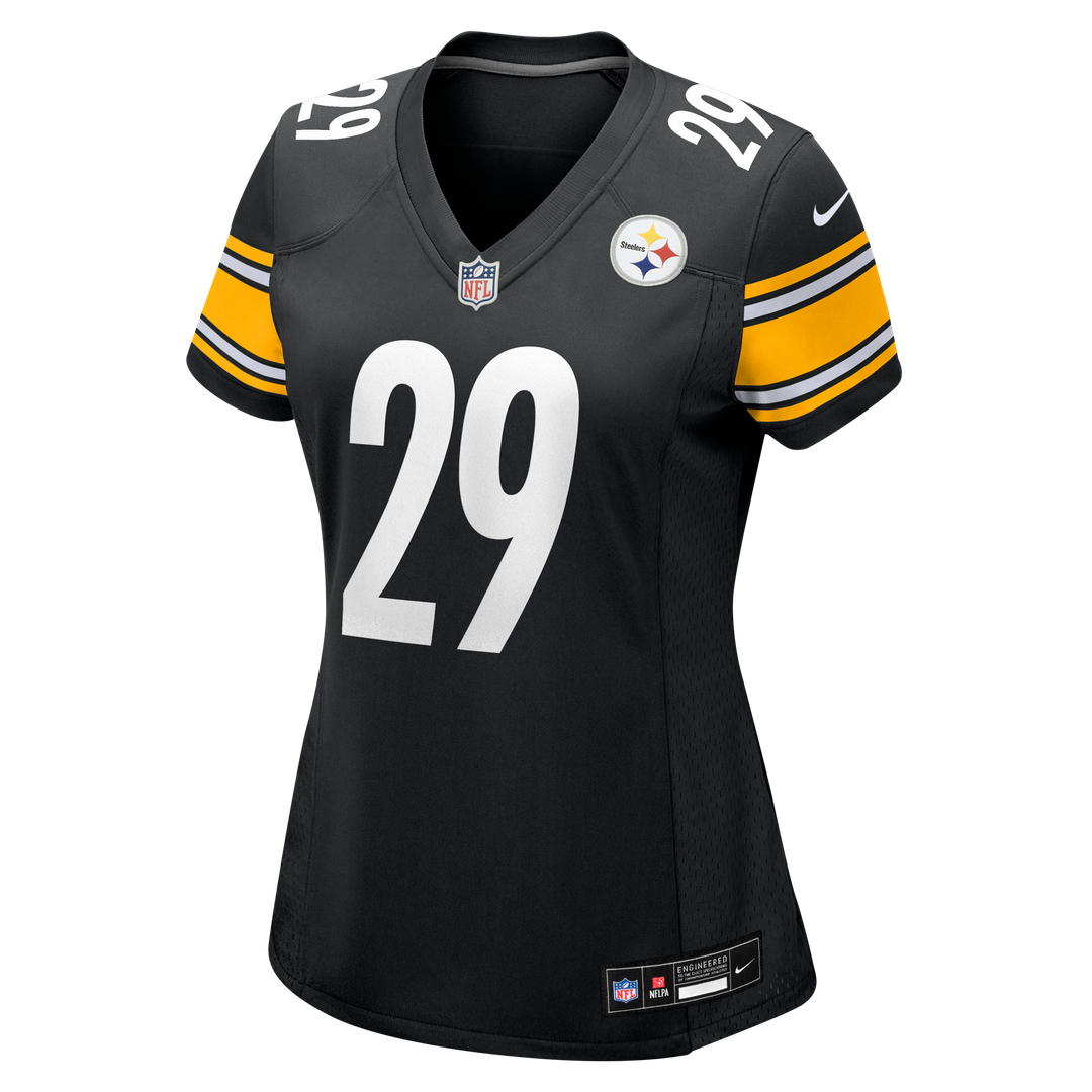 Eli Heidenreich Pittsburgh Steelers Nike Women's Team Game Jersey - Black Official NFL Team Apparel Football Fan Gear