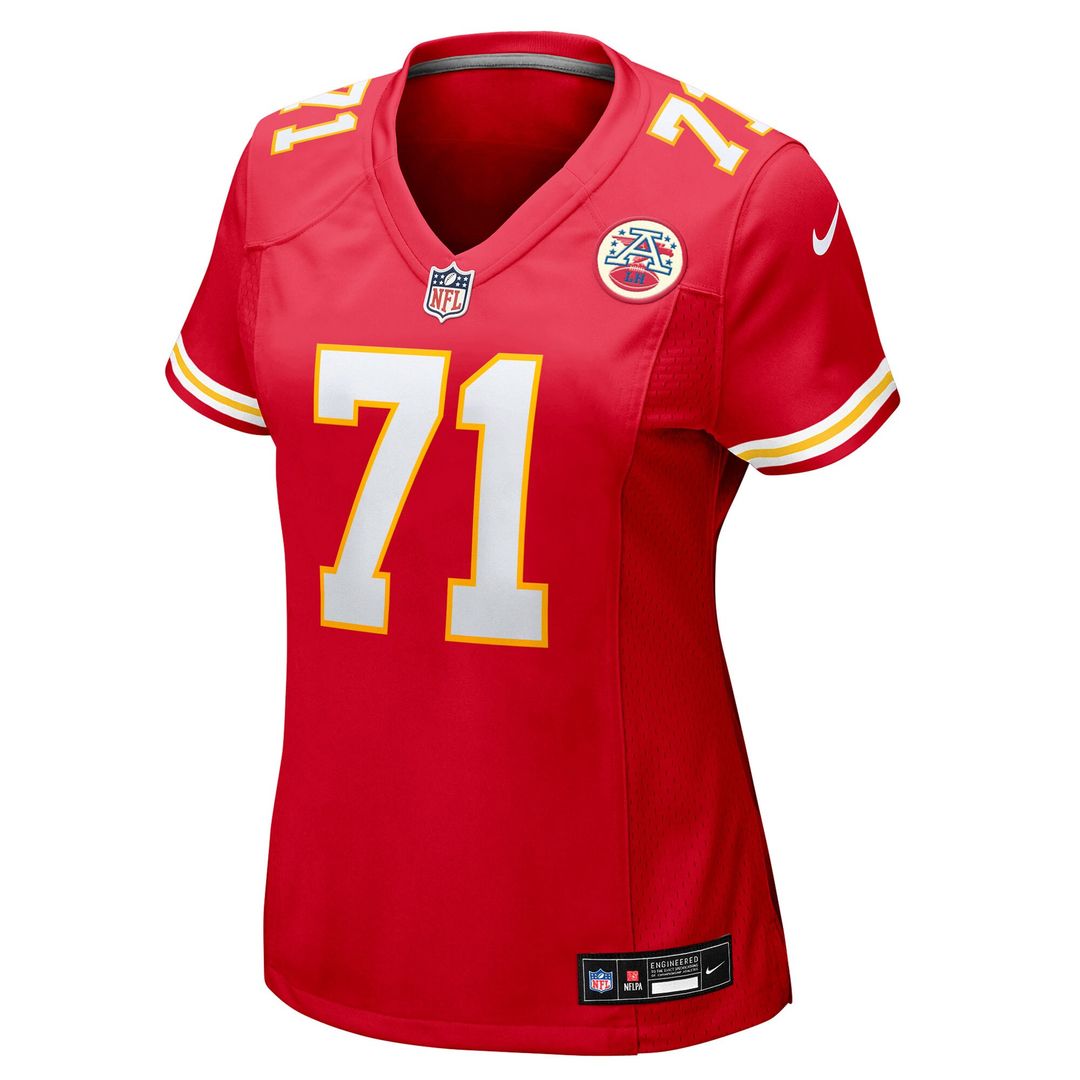 Josh Simmons Kansas City Chiefs Nike Women's Team Game Jersey - Red Official NFL Team Apparel Football Fan Gear