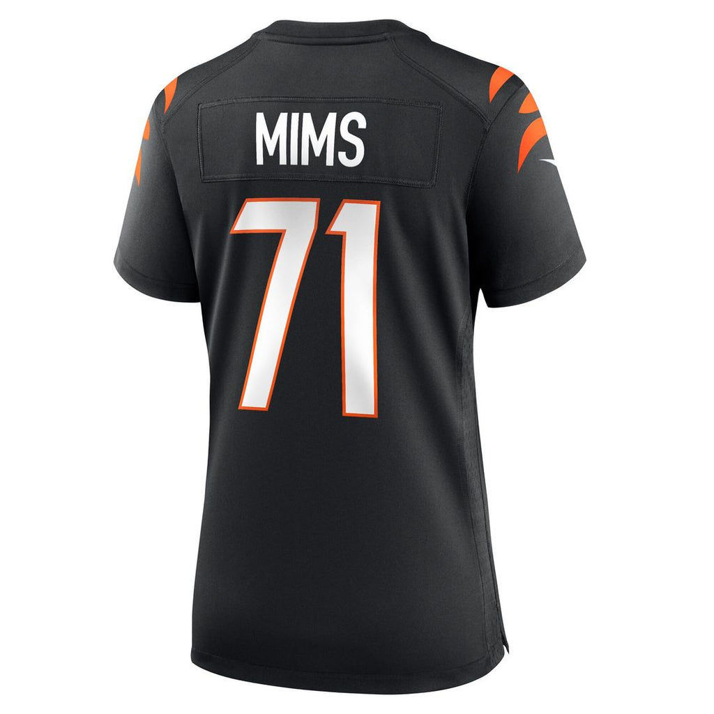 Amarius Mims Cincinnati Bengals Nike Women's Game Jersey - Black Official NFL Team Apparel Football Fan Gear