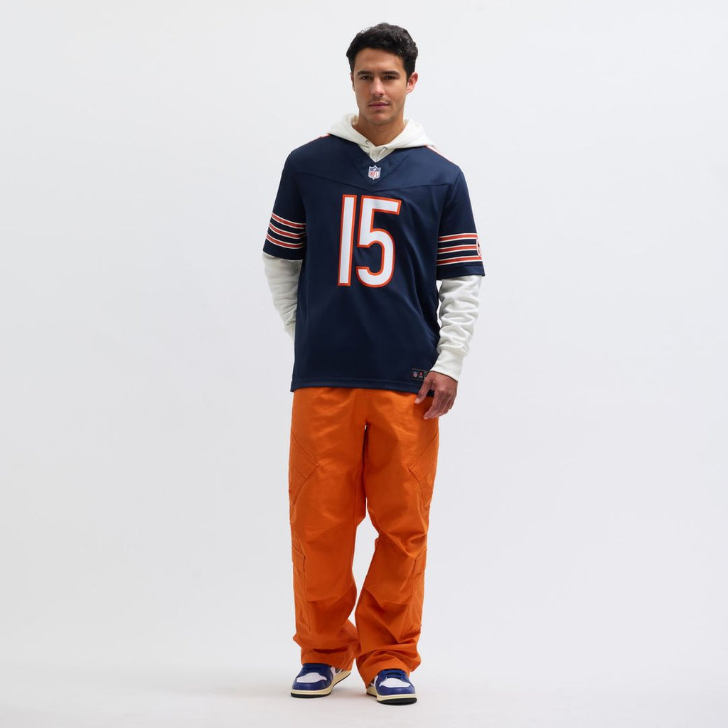 Rome Odunze Chicago Bears Nike Vapor F.U.S.E. Limited Jersey - Navy Official NFL Team Apparel Football Fan Gear